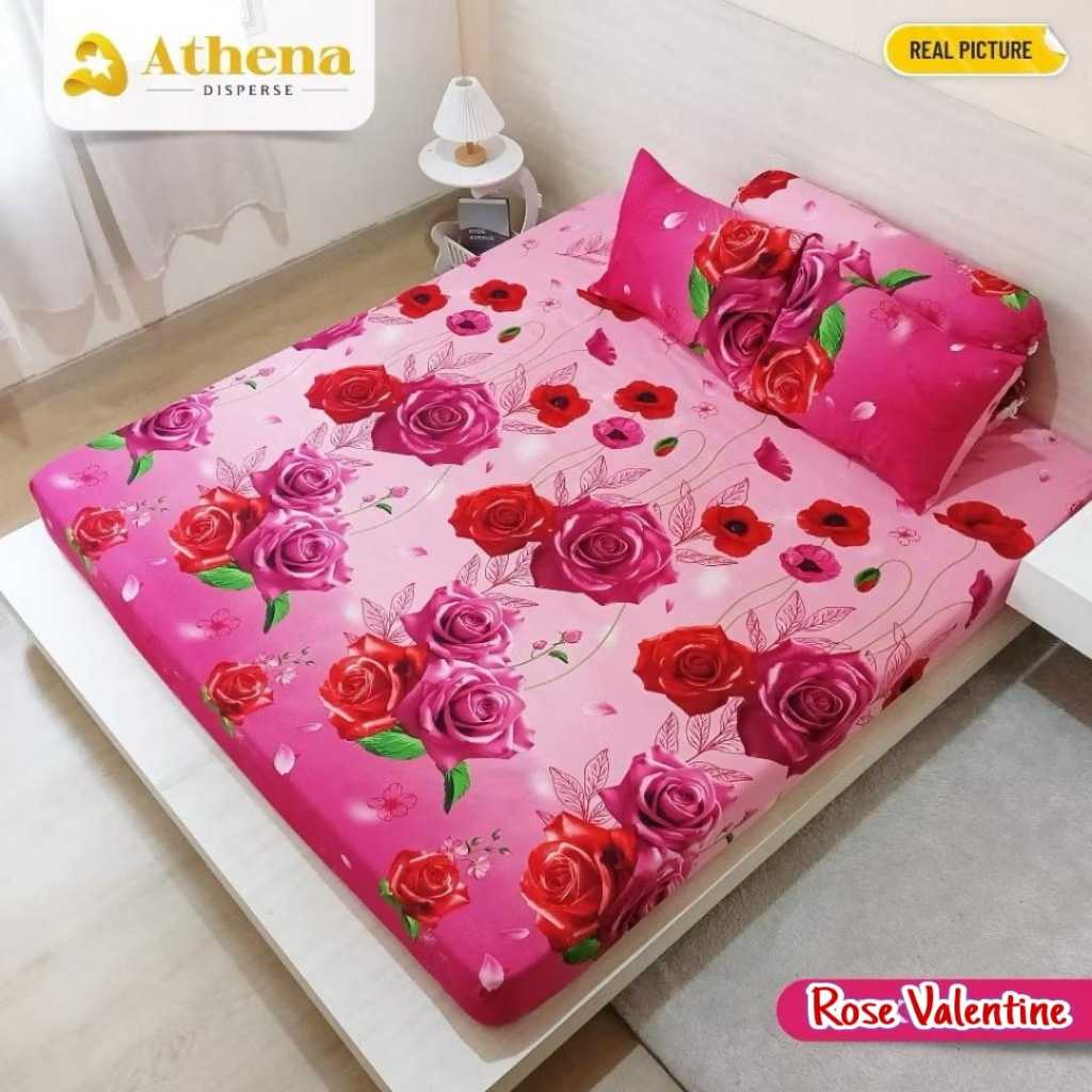 SPREI MOTIF ROSE PINK VALENTINE // SPREI MOTIF BUNGA PINK VALETINE FLOWER
