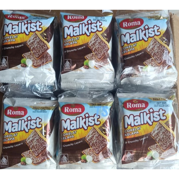 

[GSSNACK] ROMA MALKIST COKELAT KELAPA RENCENG ISI 10 SACHET @19GR
