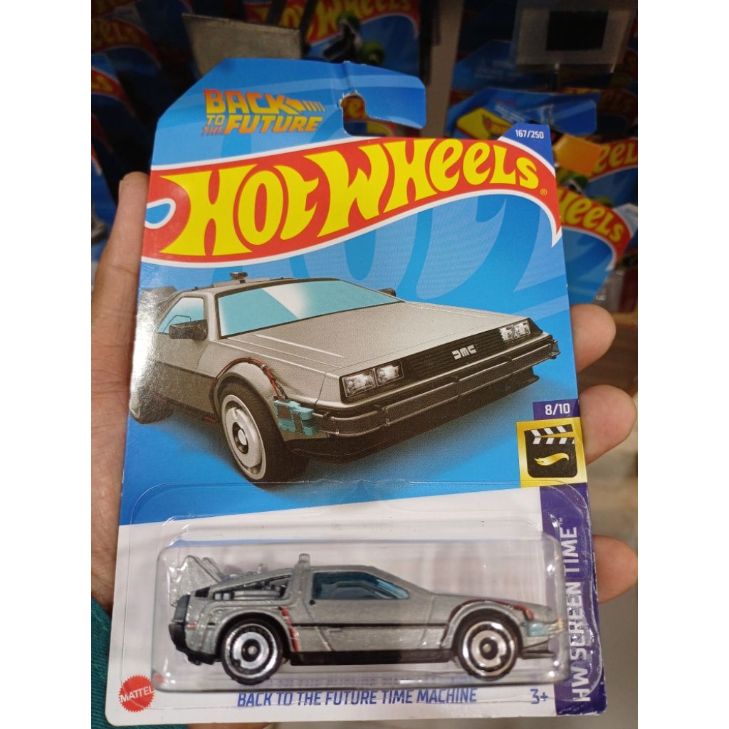hot wheels back to future time machine