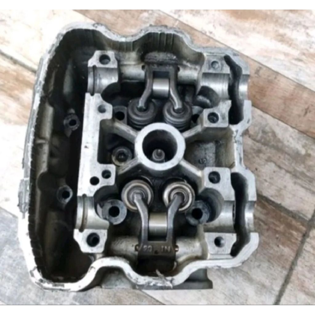 blok head blok klep kosongan sonic 150 pnp supra gtr 150 seken original cabutan
