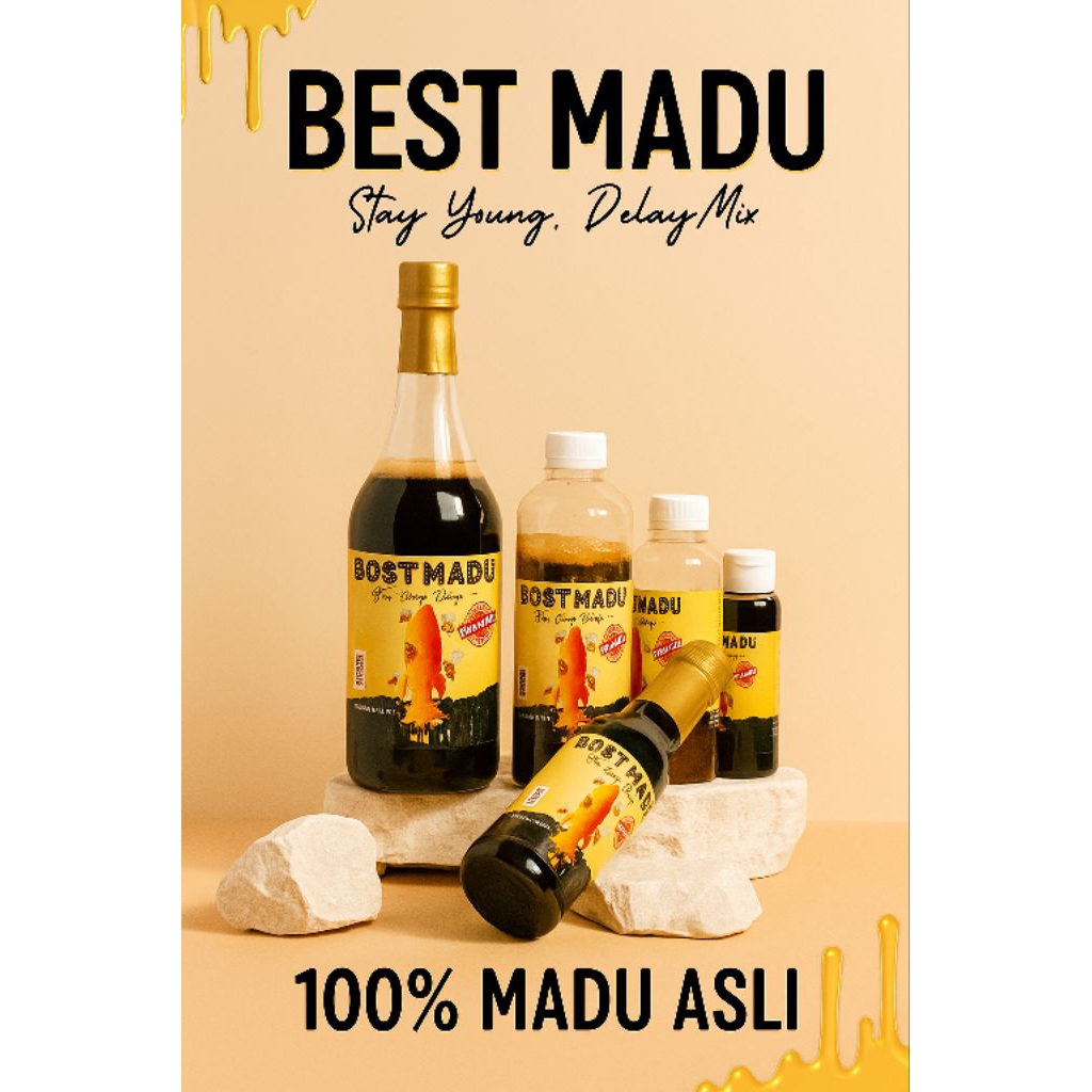 

BOST MADU ASLI murni 100% madu akasia 350 ML