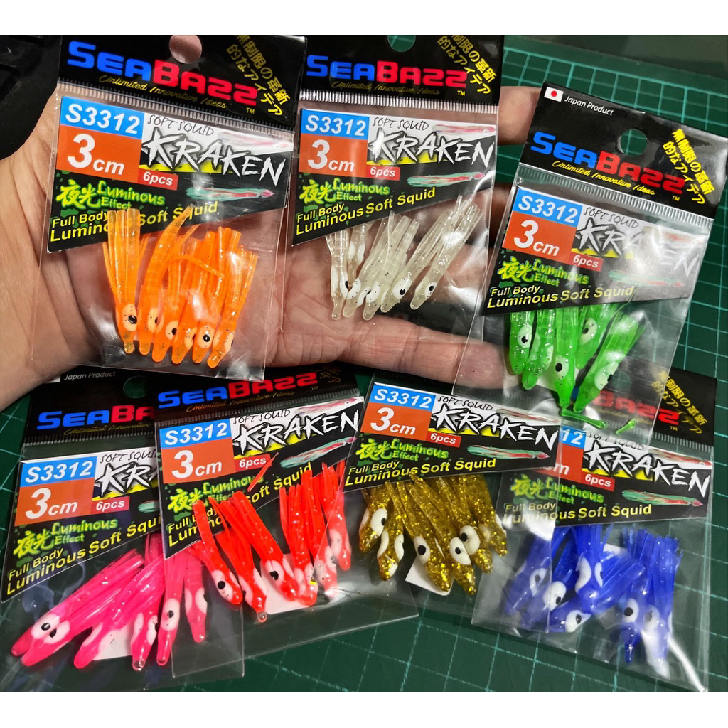 Umpan Kraken Softlure Cumi Soft Squid Seabazz