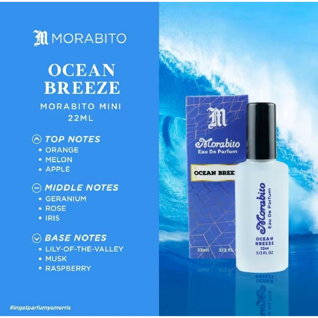 Morabito Eau De Parfum Ocean Breeze 22 Ml