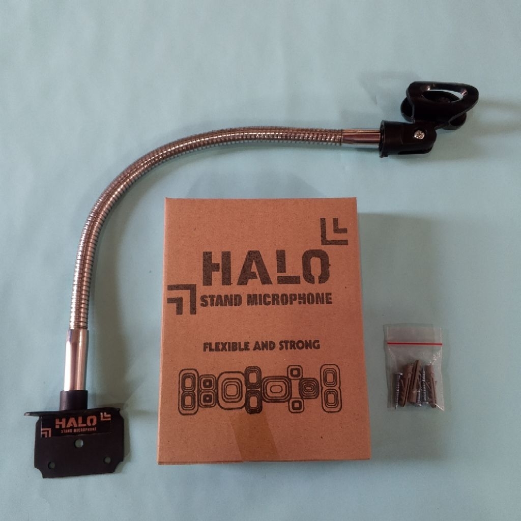 Stand mic Dinding 40Cm + Holder Mic