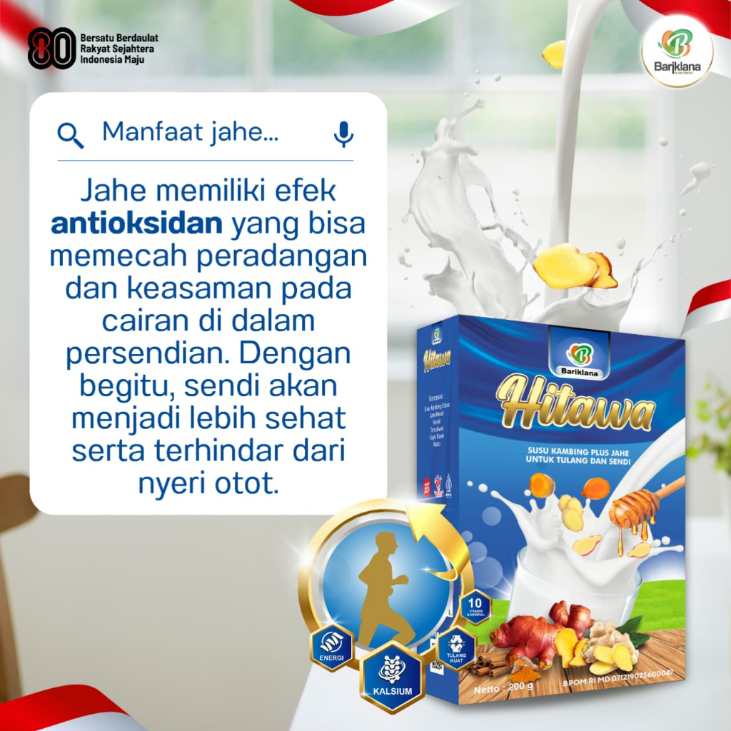 

Susu Kambing Hitawa Plus Jahe