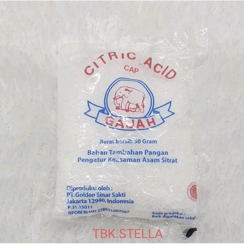 CITRUN ZUUR / ASAM CITRUN CAP GAJAH