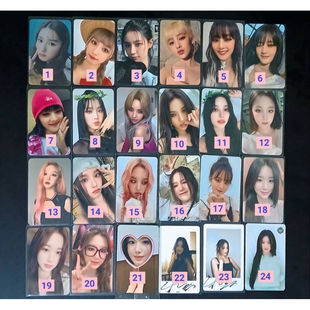 Photocard PC (G)I-DLE GIDLE (여자)아이들 POB MIYEON MINNIE SOYEON YUQI SHUHUA
