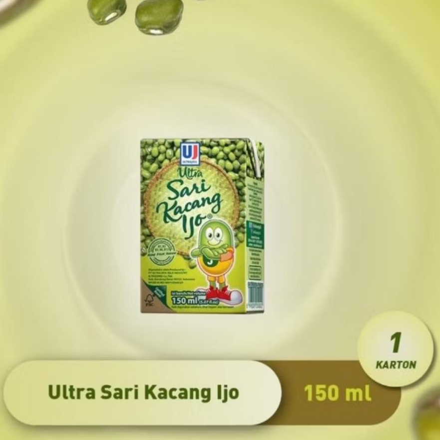 

Ultra Sari Kacang Ijo / Sari Kacang Hijau 150ml