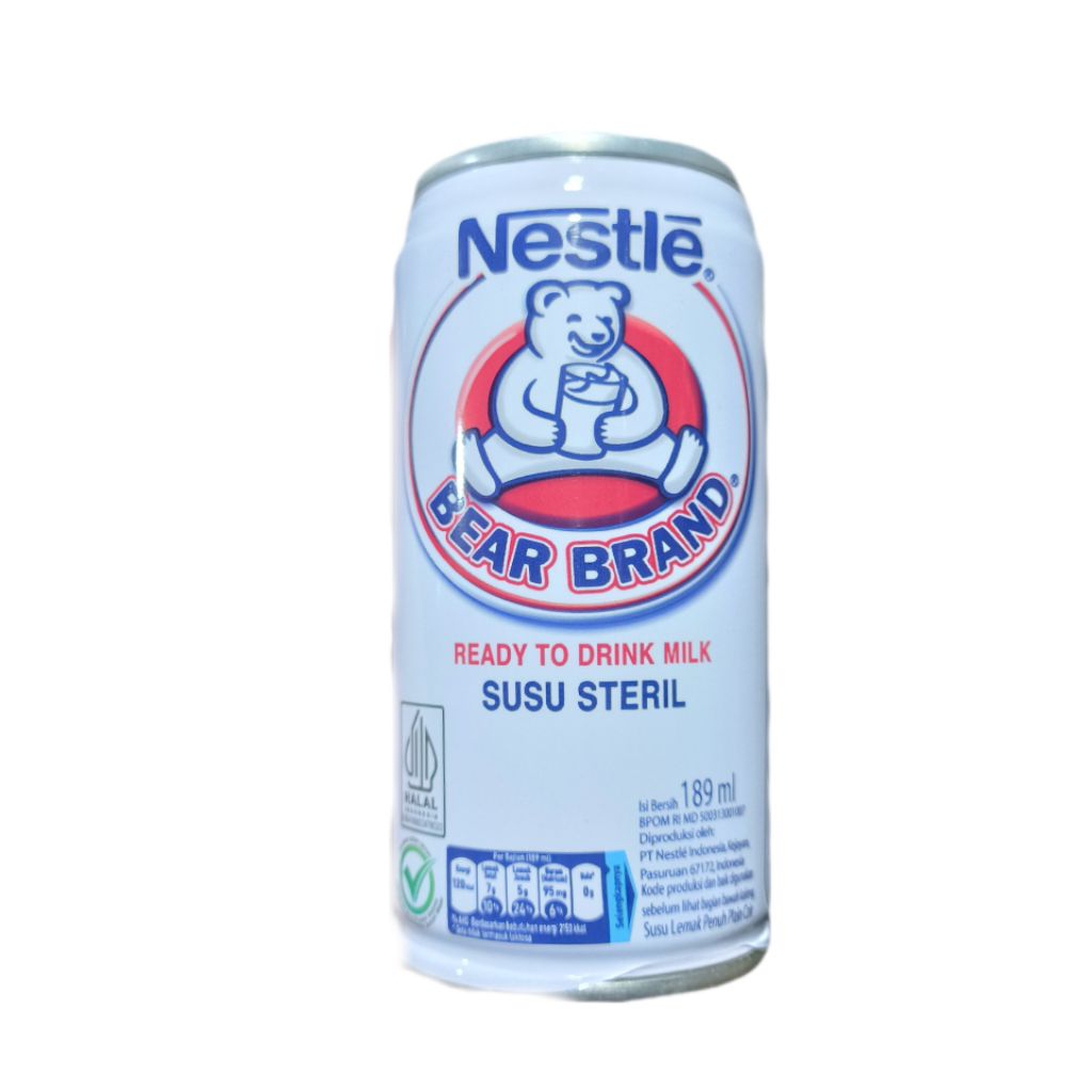

Susu Steril Kaleng Sapi Merk Susu Beruang Bear Brand Nestle 189mp