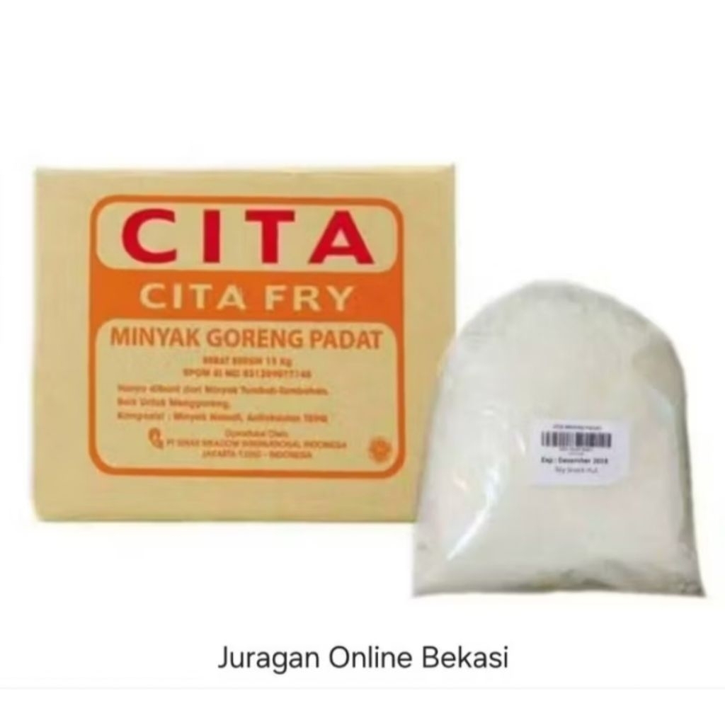 

MINYAK PADAT CITA FRY ECERAN [500gr]