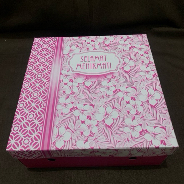 

50/100 Pcs Dus Nasi/Dus Kue Motif || Kardus Nasi Uk 20x20x7 ||