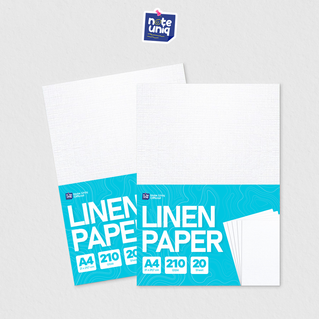 

Kertas Linen A4 210 GSM - Isi 20 Lembar