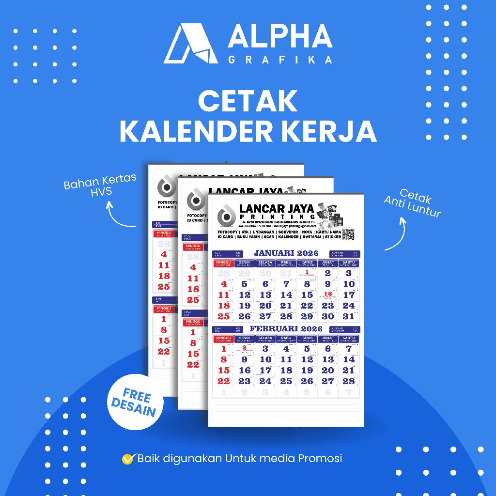 

Promo Kalender Dinding 2026 Kalender Meja 2026 Best Seller