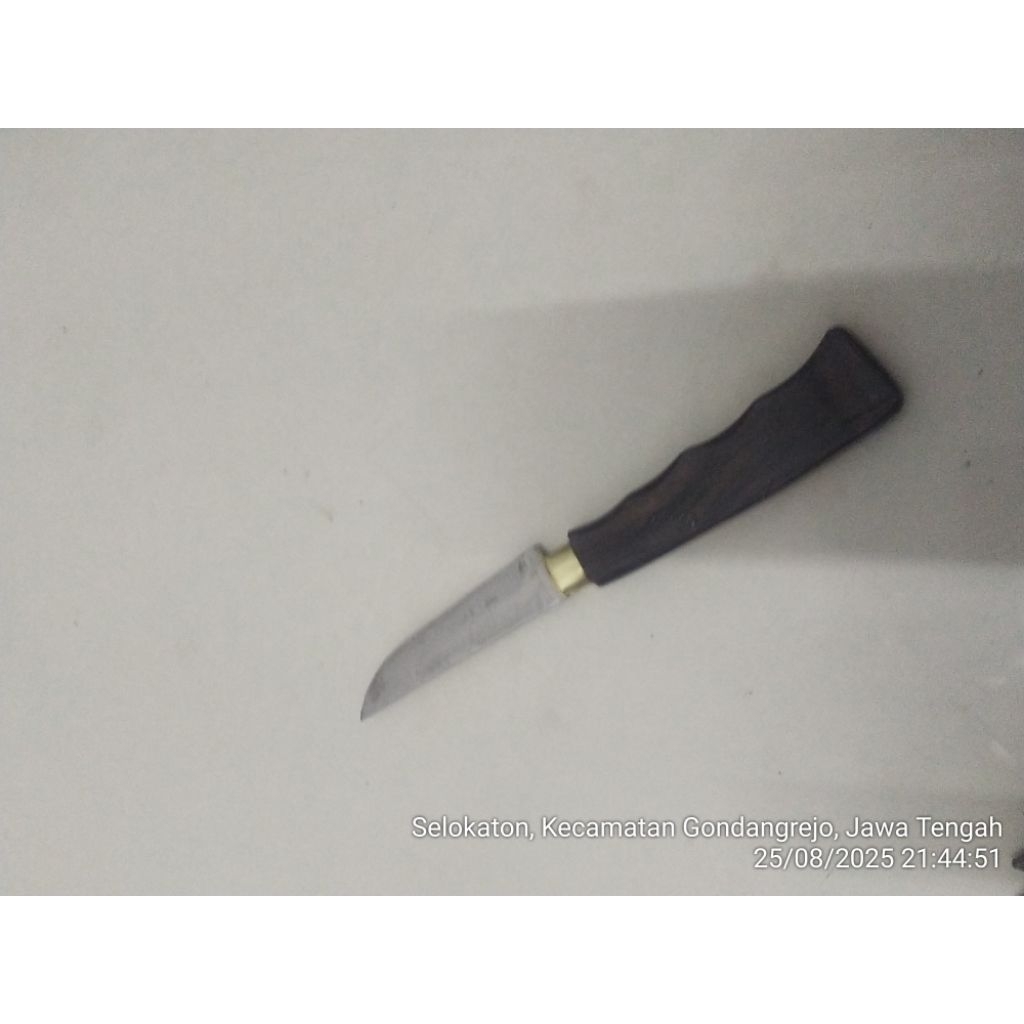 Pisau Dapur Iris Seset Serbaguna Baja HSS DM05 JULIA ITALY ORIGINAL Gagang Kayu Sonokeling