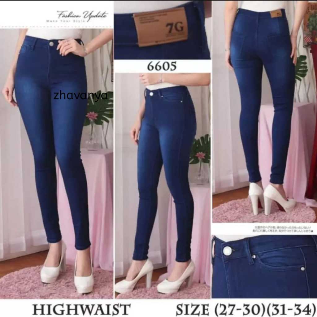 Celana Jeans Highwaist Pensil Polos Wanita-Celana Pensil Wanita-Celana Jeans Pensil Cewek-Celana Jea