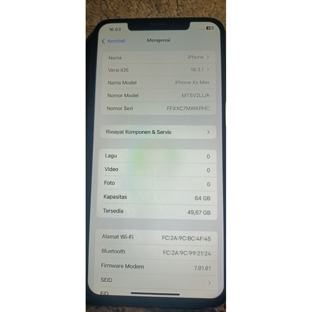 LCD IPHONE IP XS MAX COPOTAN ORIGINAL NORMAL