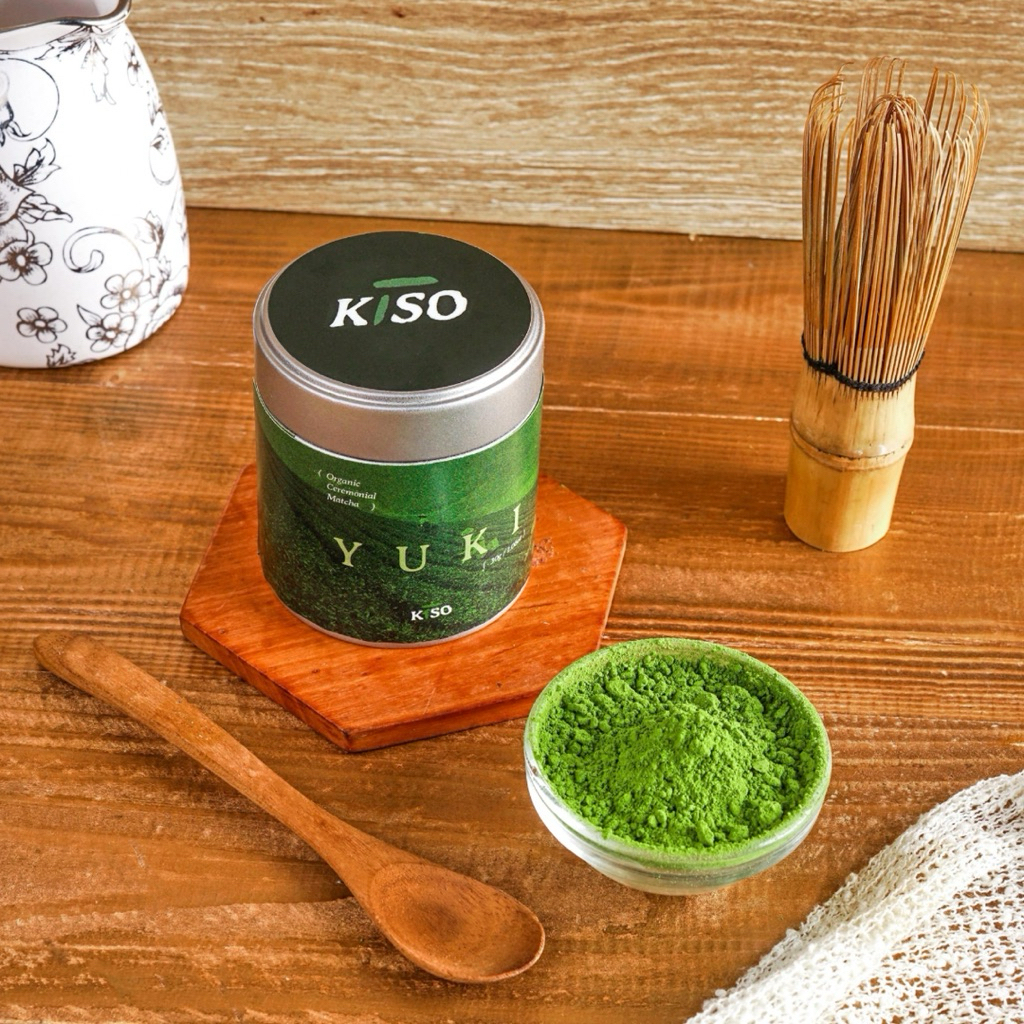 

KISO Matcha Yuki Ceremonial Matcha Powder / Yuki Organic Ceremonial Matcha 30 Gram