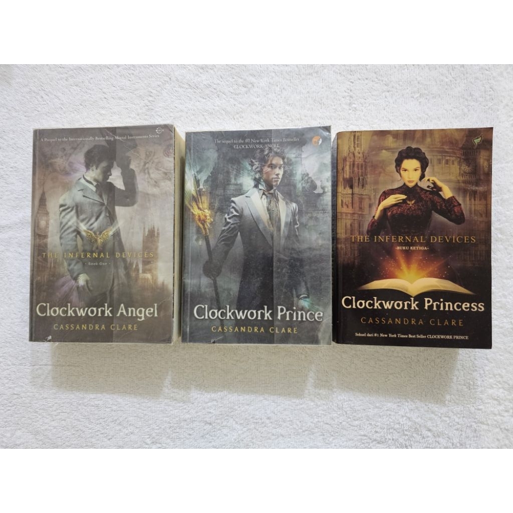 Preloved Novel Clockwork Angel Clockwork Prince Clockwork Princess