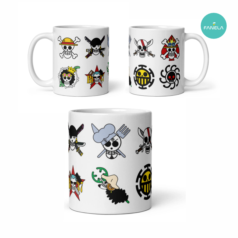 Mug One Piece Jolly Roger Gelas Kopi Jolly Roger