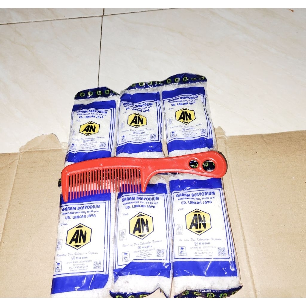 

garam grosok promo (6pcs free sisir 1pcs)