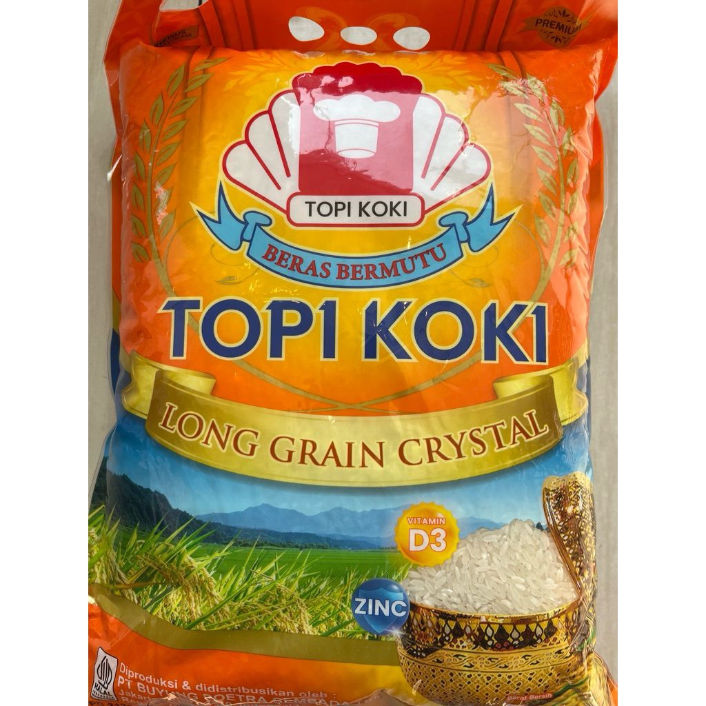 

Topi Koki Beras Long Grain Crystal 5Kg