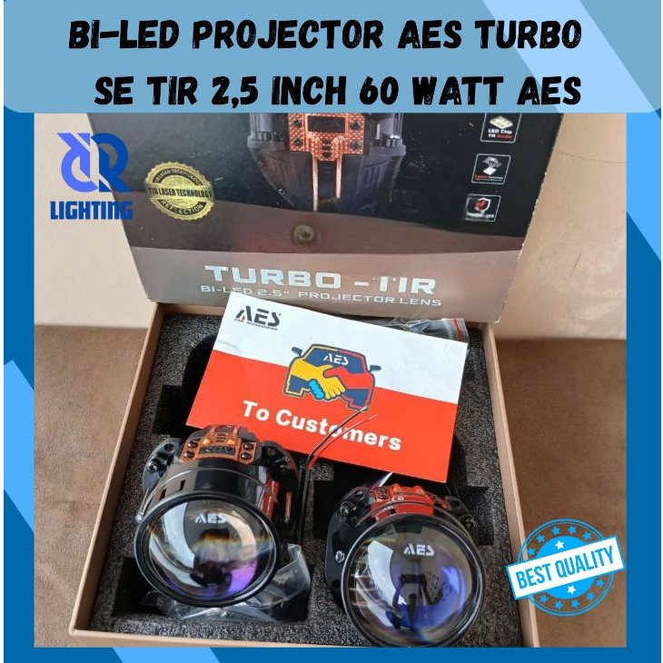 BI-LED PROJECTOR AES TURBO SE TIR 2,5 INCH 60 WATT AES PROJECTOR - SATUAN FLUS DEVIL EYE