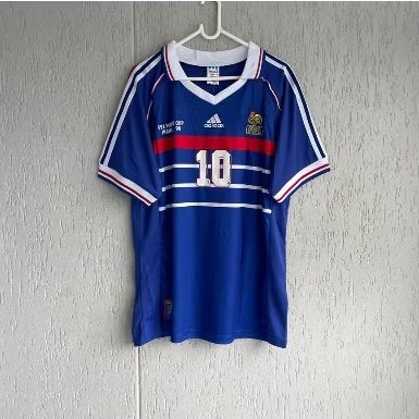 Jersey/Baju Bola Vintage — Timnas PRANC5 Retro Home 1998-2000 (PILDUN 1998) SS/LS | WeKa A3/GO Impor