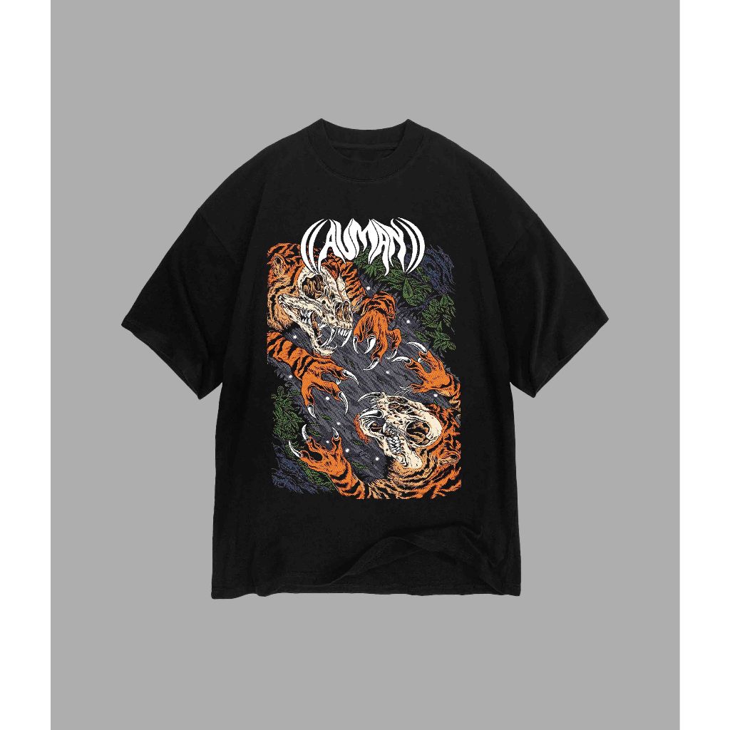 Kaos Band Auman - Tiger | t-shirt Band Auman Tiger