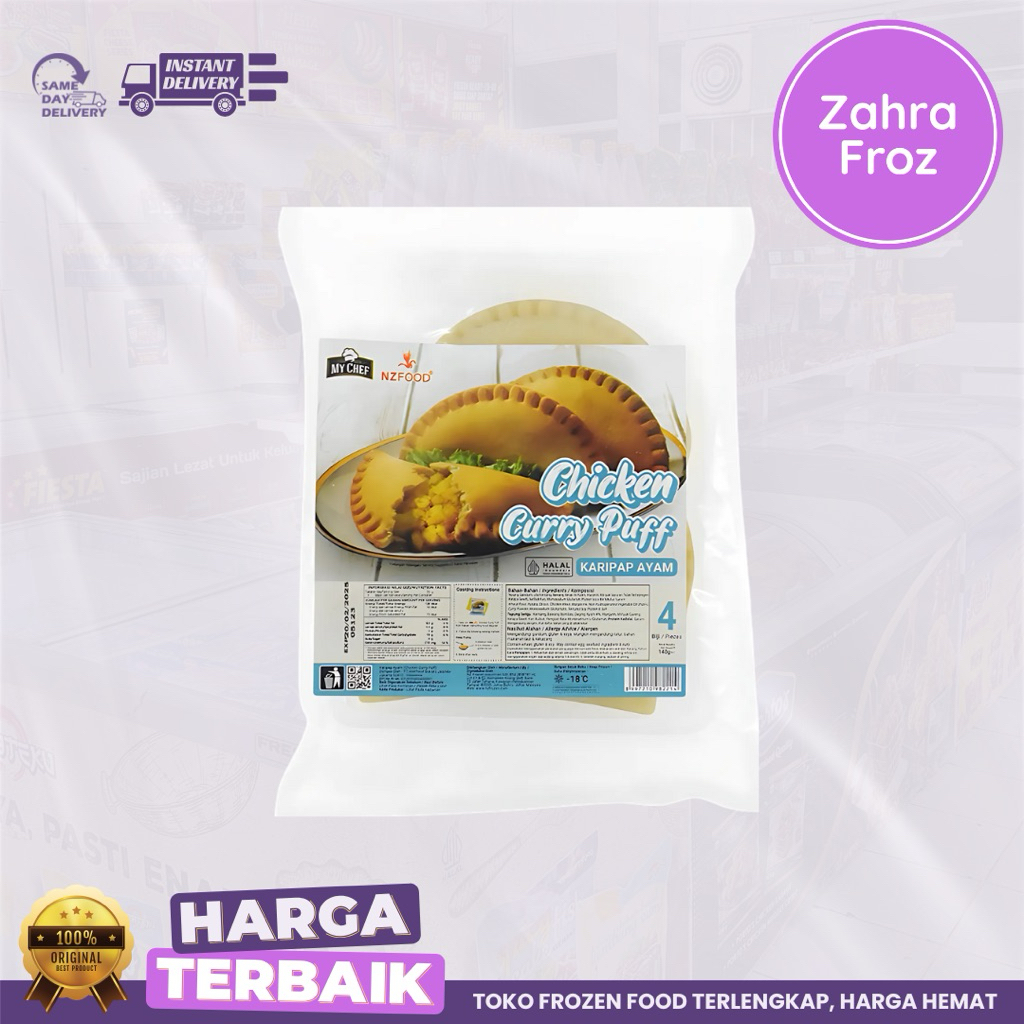 

MYCHEF PASTEL KARIPAP AYAM 350 GR ISI 10 PCS