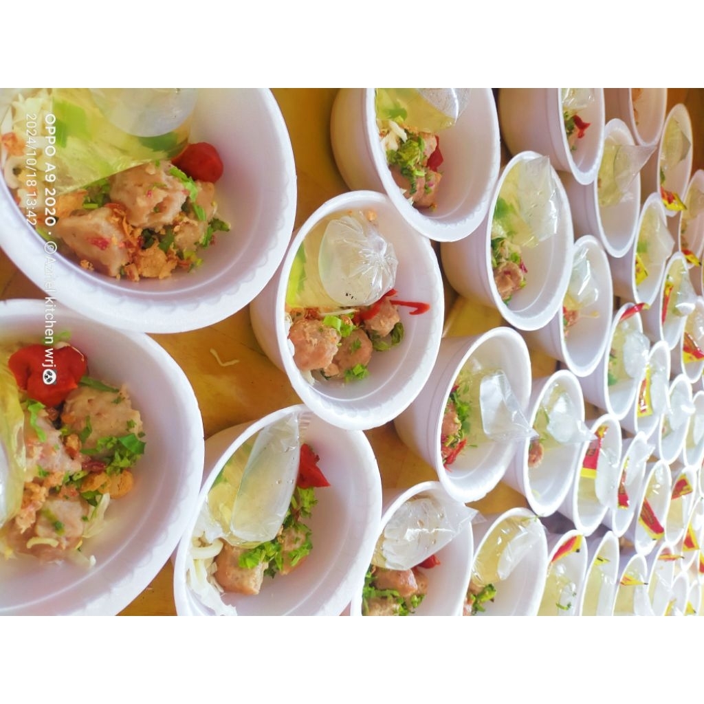 

Paket 10pack baso ayam