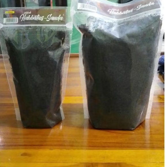[ AL GHUROBA ] SERBUK HABBATUSSAUDA' JINTEN HITAM 500 GRAM BERIZIN PRODUK MUSLIM