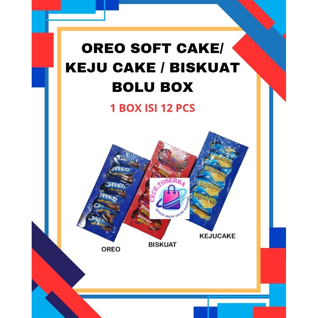 

Oreo Kejucake / Soft Cake 12 Pcs x 16 Gr