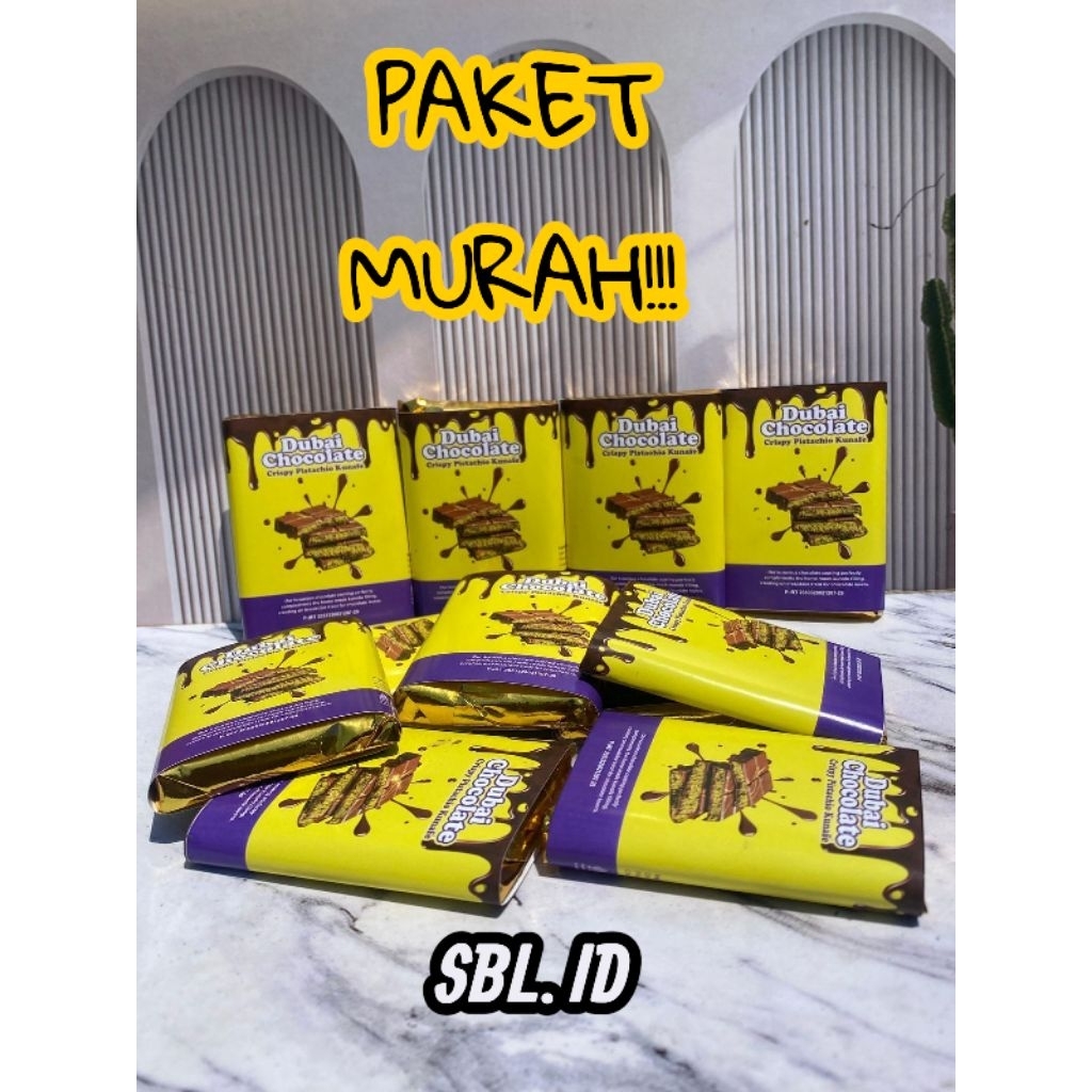

(100% Original) Coklat Dubai Mini Berat 85gr "PISTACHIO KUNAFE" Chocolate Viral Crispy Di Luar Meleleh Di Dalamnya / coklat dubai termurah dan terlezat