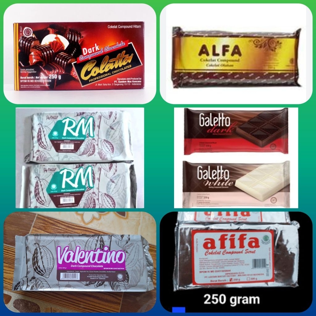 

COKLAT BATANG COLATTA, GALETTO , RM, CHOCC 168 250 GR