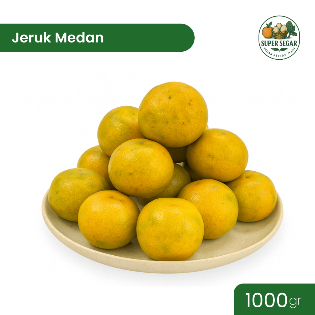 

Jeruk Medan 600-1000gr Super Segar