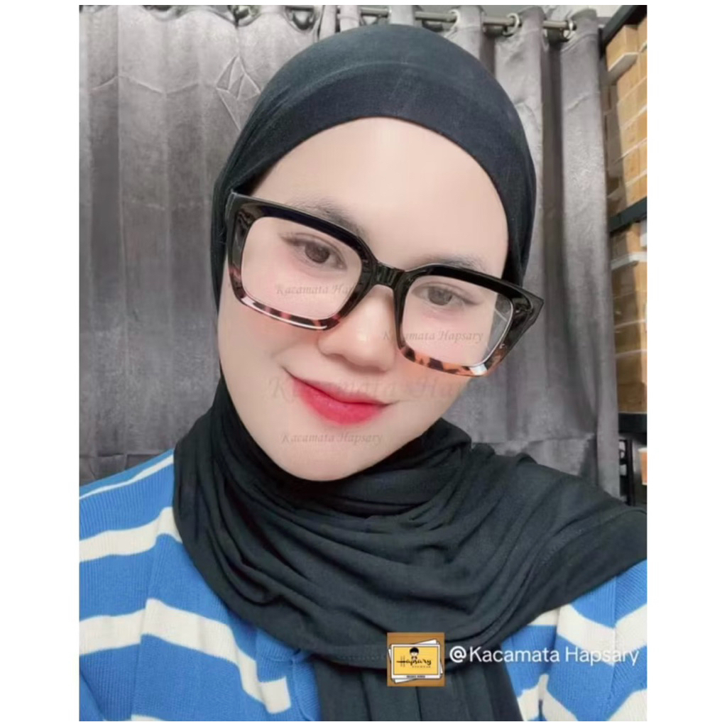 FRAME KACAMATA FASHION KODE BONA Reg Minus Cylinder Normal Lensa Antiradiasi Blueray Photocromic dan