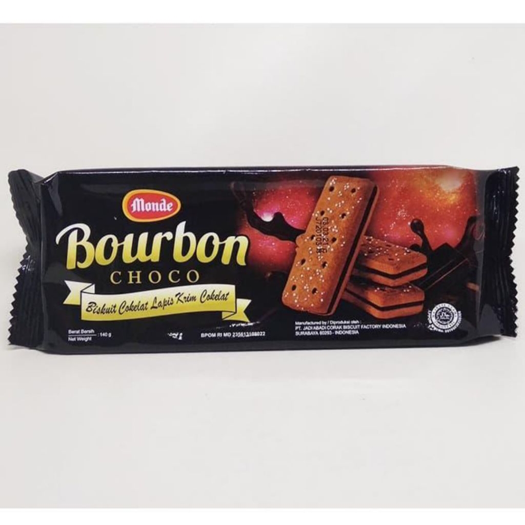 

Biskuit Monde Baurbon Choco/Vanila 140 gr