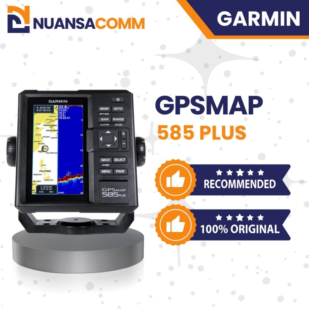 Garmin GPSMAP 585 Plus Original Fishfinder Sonar Chartplotter Echo Sounder GPS Laut Original