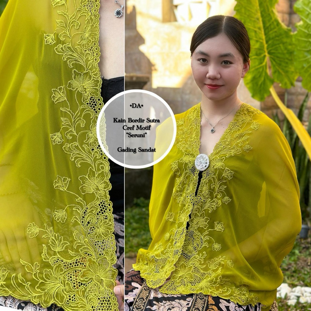 kain kebaya bordir sutra cref