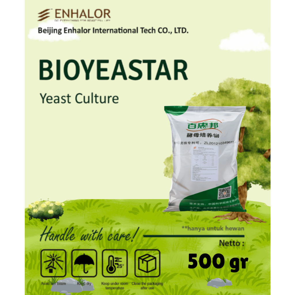 BIOYEASTAR 20kg --- mendukung kesehatan dan kinerja pada usus hewan monogastrik, ruminasia, dan akua