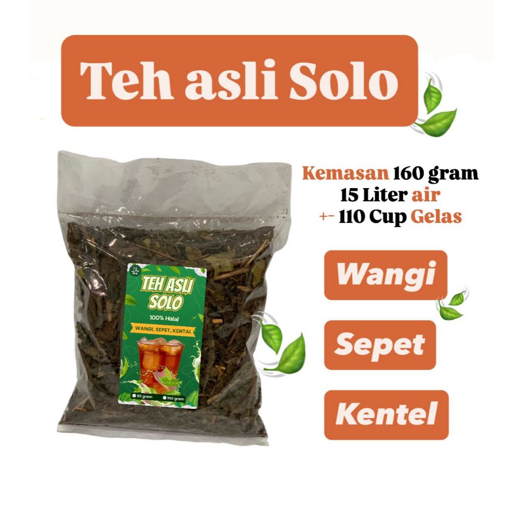 

Racikan Teh Solo Brand Teh Oslo 160gr Wangi Sepet Kentel 1 Resep Biang Teh Solo Asli