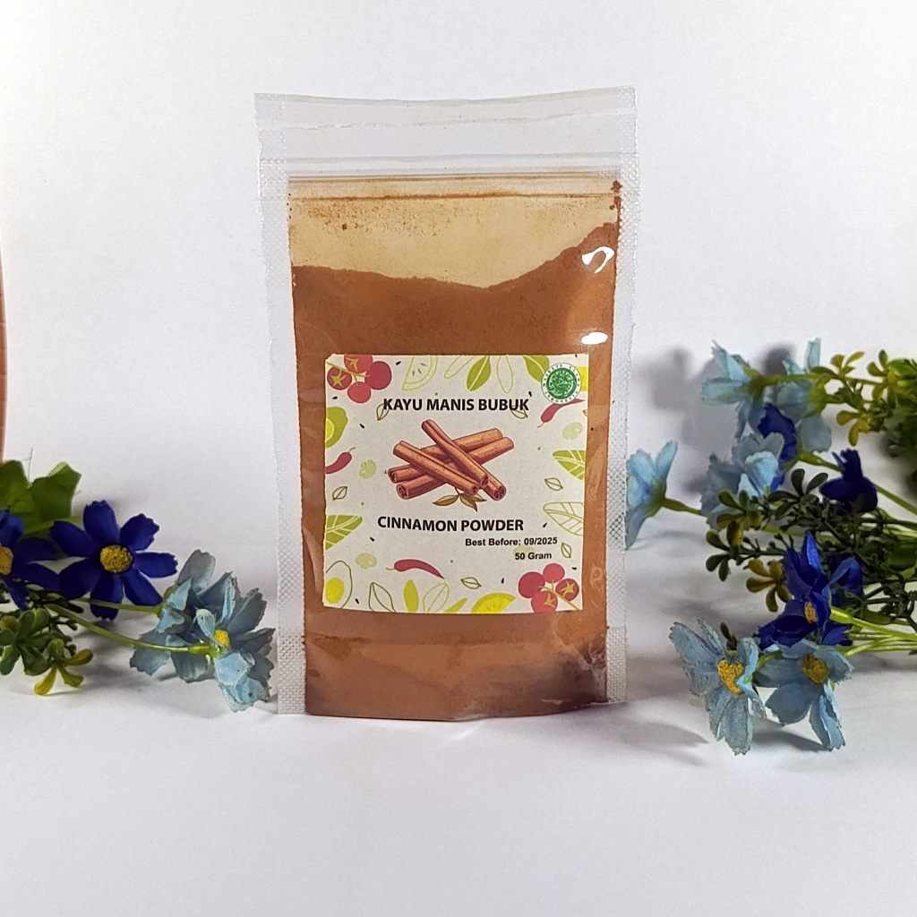 

Kayu Manis Bubuk ukuran 50 gram dan 100 gram