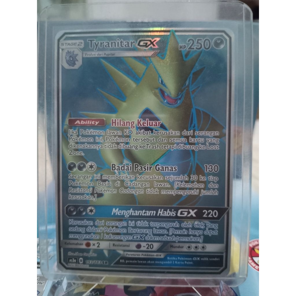 Tyranitar GX SR pokemon TCG As3a