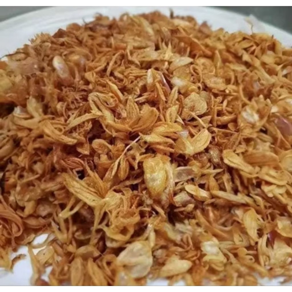 

BAWANG GORENG KRIUK/BAWANG GORENG RENYAH/BAWANG GORENG RENYAH DENGAN MINYAK KELAPA