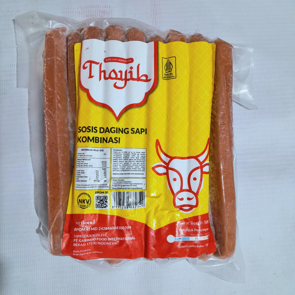 

THOYIB Sosis Sapi Kombinasi 500gr