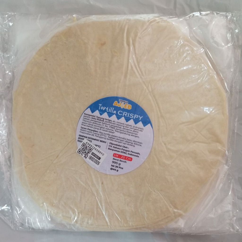 20cm AJIEB Tortilla Mini , Kulit Kebab