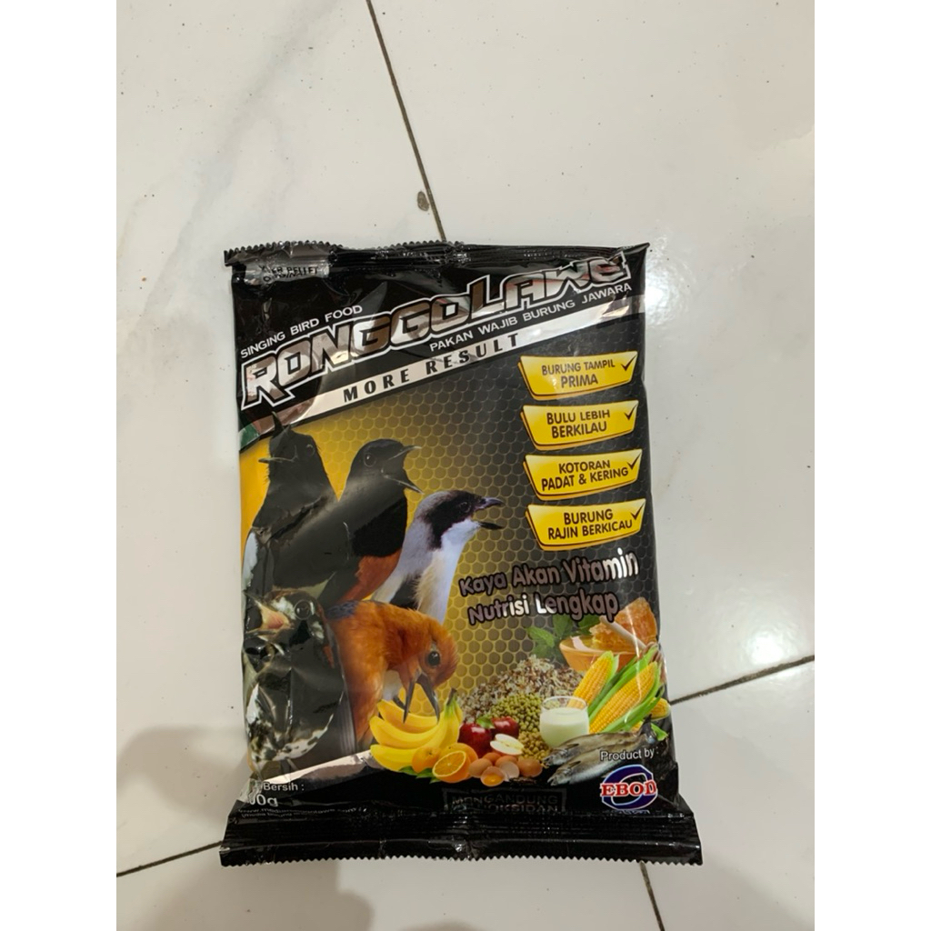 PAKAN BURUNG RONGGOLAWE MAKANAN BURUNG KICAU RONGGOLAWE ORIGINAL