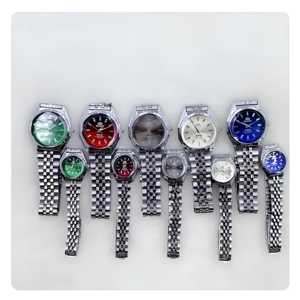 Q36 Jam Tangan Quartz Couple Orient Star SS