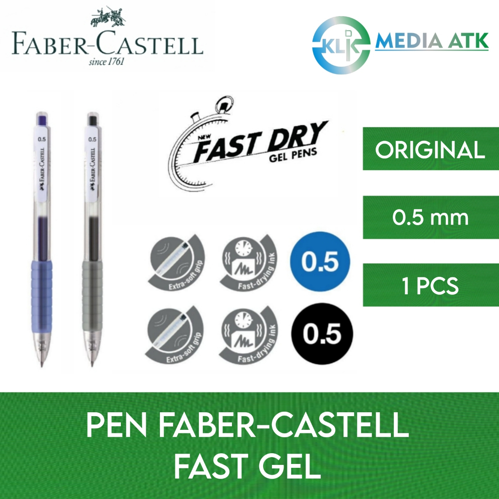 

Pen Faber-Castell Fast Gel 0.5mm - 1 Pcs
