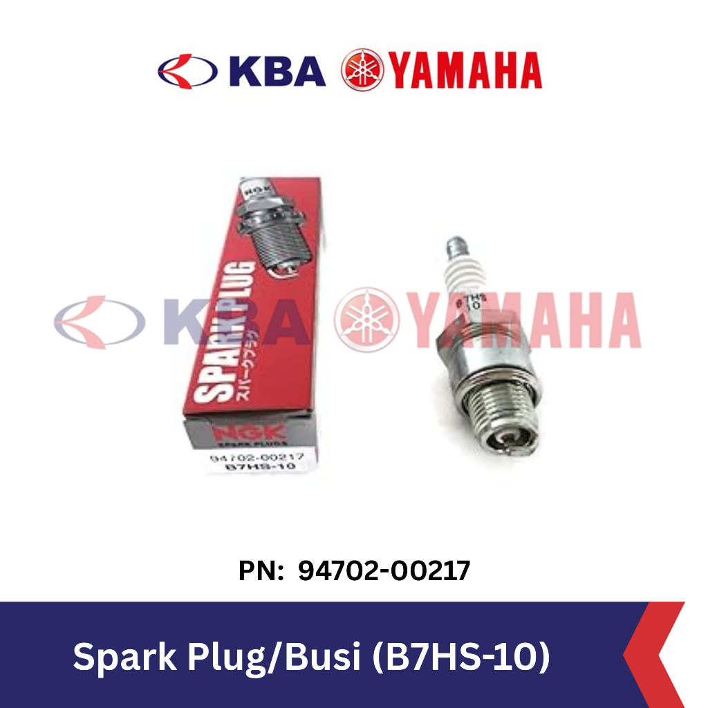 Yamaha Spark Plug/Busi B7HS-10 Original NGK – Sparepart Mesin Tempel Yamaha (PN: 94702-00217)